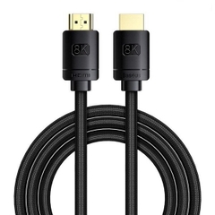 Cáp HDMI 2.1 Baseus High Definition 8K Chuyên Dụng Cho Gaming | Hỗ Trợ 8K@60Hz, Dây Dù