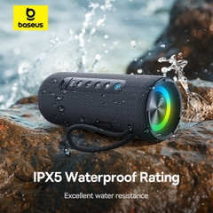 Loa Di Động Baseus AeQur 30 Air | Bluetooth 5.3, Chống Nước IPX5, Đèn LED RGB