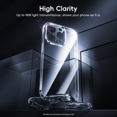 Combo Ốp Lưng & Cường Lực Baseus Schott Cho iP15 | Siêu Trong, Chống Ố Vàng