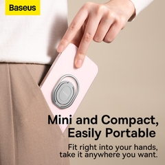 Nhẫn Đỡ Điện Thoại Baseus Rails Siêu Mỏng | Thiết Kế Vòng Kép, Xoay 360 Độ