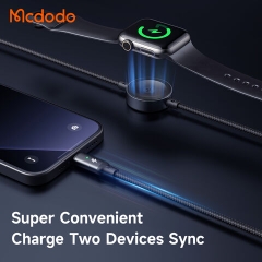 Cáp Sạc Nhanh Mcdodo 2 trong 1 | Sạc Cùng Lúc Điện Thoại & AppleWatch