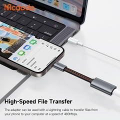 Đầu Chuyển Đổi Mcdodo iP to Type-C 3-in-1 Multi Adapter