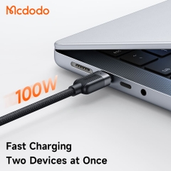 Cáp Sạc Mcdodo 100W Type C to Dual Type C | Chia 2 Cổng, Sạc Laptop & Điện Thoại
