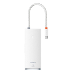 Hub Chuyển Đổi Baseus Lite 6 In 1 |  Type-C to HDMI 4K USB3.0 & Khe Thẻ Nhớ SD/TF [Phiên bản Data]