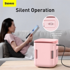 Tủ Lạnh Mini Baseus Igloo 6L | 2 Chế Độ Nóng & Lạnh, Giữ Lạnh Mỹ Phẩm, Giữ Ấm Đồ Ăn