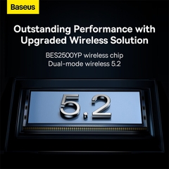 Tai Nghe Chống Ồn Baseus Storm 1 | Chống Ồn Thích Ứng ANC, Đàm Thoại 6 Mic, Độ Trễ Thấp 0.038s