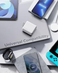 Củ Sạc Nhanh Voltme Revo 65W | Công Nghệ GaN III, 2Type-C + USB, Sạc Nhanh Laptop & Điện Thoại