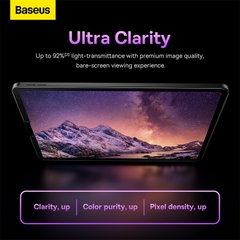 Kính Cường Lực Baseus Crystal Cho Máy Tính Bảng | Trong Suốt HD, Chống Va Đập, Full Màn Hình
