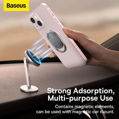 Nhẫn Đỡ Điện Thoại Baseus Rails Siêu Mỏng | Thiết Kế Vòng Kép, Xoay 360 Độ