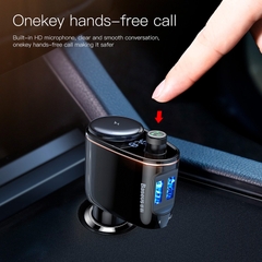 Tẩu Sạc Ô Tô Baseus S06 Bluetooth MP3 | Mở Rộng Cổng Tẩu, Hỗ Trợ Nghe Nhạc, Đàm Thoại