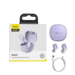 Tai Nghe Bluetooth Baseus WM01 | Thiết Kế Mini Nhỏ Gọn, Cảm Ứng, Nhiều Màu, Chính Hãng