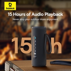 Loa Di Động Baseus AeQur 30 Air | Bluetooth 5.3, Chống Nước IPX5, Đèn LED RGB