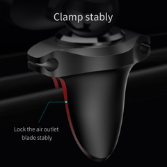 Giá Đỡ Điện Thoại Xe Ô Tô Baseus Magnetic Air Vent Car Mount Holder with cable clip