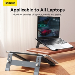 Giá Đỡ Laptop Baseus UltraStable Chống Mỏi Gáy | 4 Nấc Độ Cao, Thiết Kế Thoáng Tản Nhiệt