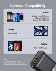 Củ Sạc Nhanh Voltme Revo 35W Công Nghệ GaN III | Thiết Kế Chân Gập Gọn, Tùy Chọn 2 Cổng Sạc