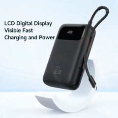 Pin Dự Phòng Mcdodo 22.5W PD+QC 20000mAh Power Bank Built-in Lightning Cable with Digital Display