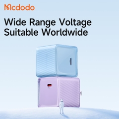 Cốc Sạc Nhanh Mcdodo 20W Công Nghệ GaN | Thiết Kế Khối Băng Trong Suốt, 1 Cổng Type-C PD