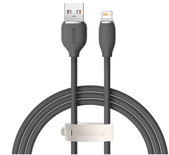 Cáp Sạc Nhanh Baseus Jelly 2.4A USB to Ln | Dây Silicon Dẻo Mềm Mịn, Chống Rối