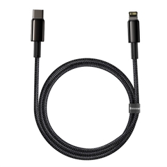 Cáp sạc nhanh, siêu bền C to Lightning 20W Baseus Tungsten Gold dùng cho iPhone 12/ iP11 Series/ iPXS Max (20W, Fast Charging & Data Cable)