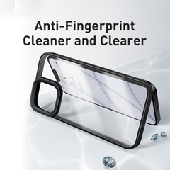 Ốp Lưng Nhựa Cứng Trong Suốt Bảo Vệ Camera Baseus Crystal Dùng Cho iPhone 13 2021