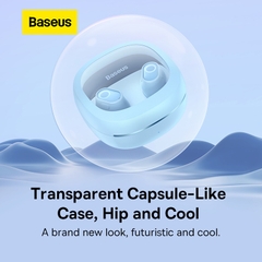 Tai Nghe Bluetooth Baseus WM02+ | Pin Khủng 50 Giờ, Màn Hình LED Báo Pin Tiện Lợi