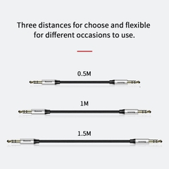 Cáp Âm Thanh AUX Baseus Yiven M30 | Jack 3.5mm 2 Đầu, Nối Loa, Dùng Trên Ô Tô