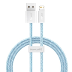 Cáp Sạc Nhanh Baseus Dynamic USB to Ln 2.4A | Bện Dù Siêu Bền, Chống Rối, Dài 1m/2m