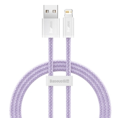 Cáp Sạc Nhanh Baseus Dynamic USB to Ln 2.4A | Bện Dù Siêu Bền, Chống Rối, Dài 1m/2m