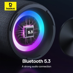 Loa Di Động Baseus AeQur 30 Air | Bluetooth 5.3, Chống Nước IPX5, Đèn LED RGB