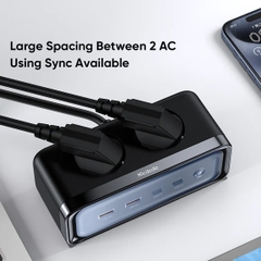 Ổ Cắm Điện Chống Sét Mcdodo 70W | Công Nghệ GaN, 6 Cổng (2AC + 2Type-C + 2USB) An Toàn