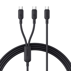 Cáp Sạc Nhanh Baseus Silky Series Fast Charging Cable Type-C to Dual Type-C 100W
