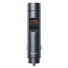 Tẩu Sạc Baseus Energy Column 18W | Bluetooth MP3 FM, Sạc Nhanh QC/PPS, Hiển Thị Điện Áp LED