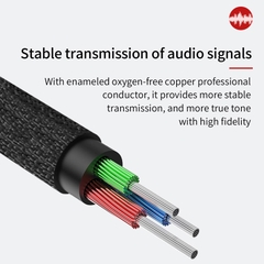 Cáp Âm Thanh AUX Baseus Yiven M30 | Jack 3.5mm 2 Đầu, Nối Loa, Dùng Trên Ô Tô