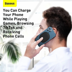 Đế sạc nhanh không dây có nam châm Baseus Light Magnetic Wireless Charger dùng cho iPhone 12/11/XS Max và Android (15W,Magnetic, Wireless quick charger)