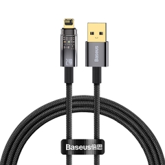 Cáp Sạc Nhanh Baseus Explorer Tự Ngắt 2.4A USB to Ln | Bảo Vệ Pin, Tự Động Ngắt Sạc