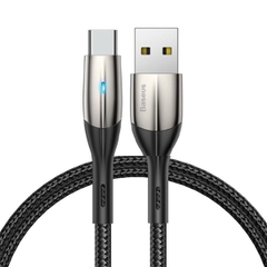 Cáp sạc nhanh Baseus Horizontal Data Cable (Có đèn LED) USB to TypeC / iPhone