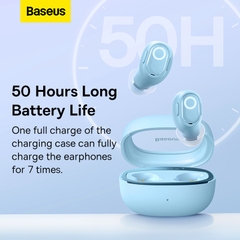 Tai Nghe Bluetooth Baseus WM02+ | Pin Khủng 50 Giờ, Màn Hình LED Báo Pin Tiện Lợi