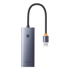 Hub Chia Cổng Baseus UltraJoy 4 Cổng USB 3.0 | Tốc Độ 5Gbps, Hỗ Trợ Nguồn Phụ Type-C