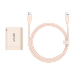 Bộ Sạc Nhanh Kèm Cáp C To Lightning Silica Gel Baseus Super Si Pro Quick Charger Type C 20W