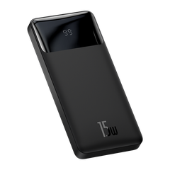 Sạc Dự Phòng Baseus Bipow 15W | 10K / 20K / 30K mAh, Màn Hình LED Báo Pin, Sạc 3 Cổng