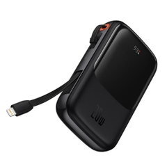 Sạc Dự Phòng Baseus Qpow Pro Kèm Dây | 10000mAh, Siêu Gọn Nhẹ, Màn Hình LED