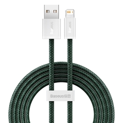 Cáp Sạc Nhanh Baseus Dynamic 2 USB to Ln 2.4A | Bện Dù Siêu Bền, Chống Rối, Dài 1m/2m