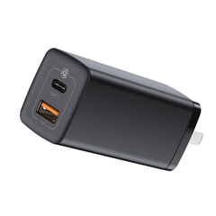 Cốc Sạc Nhanh Baseus GaN2 Lite 65W | Hỗ Trợ Sạc Laptop & Điện Thoại 2 Cổng Type-C USB Nhỏ Gọn