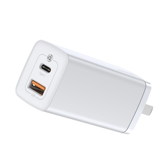 Cốc Sạc Nhanh Baseus GaN2 Lite 65W | Hỗ Trợ Sạc Laptop & Điện Thoại 2 Cổng Type-C USB Nhỏ Gọn