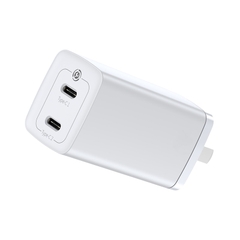 Cốc Sạc Nhanh Baseus GaN2 Lite 65W | Hỗ Trợ Sạc Laptop & Điện Thoại 2 Cổng Type-C USB Nhỏ Gọn
