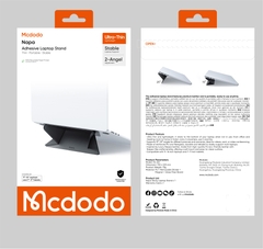 Giá Đỡ Laptop Dán Lưng Mcdodo Napa | Siêu Mỏng Gọn, Chỉnh 2 Góc Nghiêng