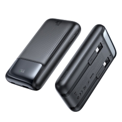 Pin Sạc Dự Phòng Mcdodo 10000mAh | Tích Hợp Sẵn Cáp Type-C & Ln, Màn Hình LED