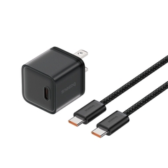 Bộ Sạc Baseus GaN5S Mini 20W/30W | Kèm Cáp Type-C, Công Nghệ GaN Siêu Nhỏ