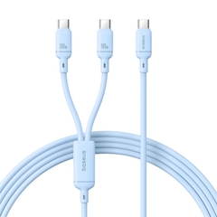 Cáp Sạc Nhanh Baseus Silky Series Fast Charging Cable Type-C to Dual Type-C 100W