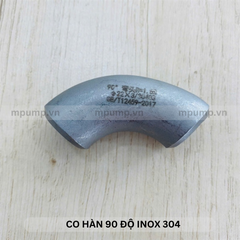 Co hàn 90 độ inox 304
